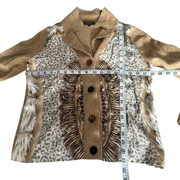 Rani Arabella Cashmere Equestrian Cardigan and Tank 2 Piece Set Size Small - Picture 2 of 14